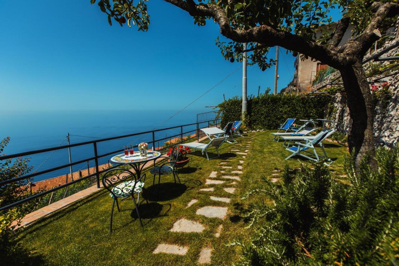Roccia Fiorita Hotel Furore Bagian luar foto